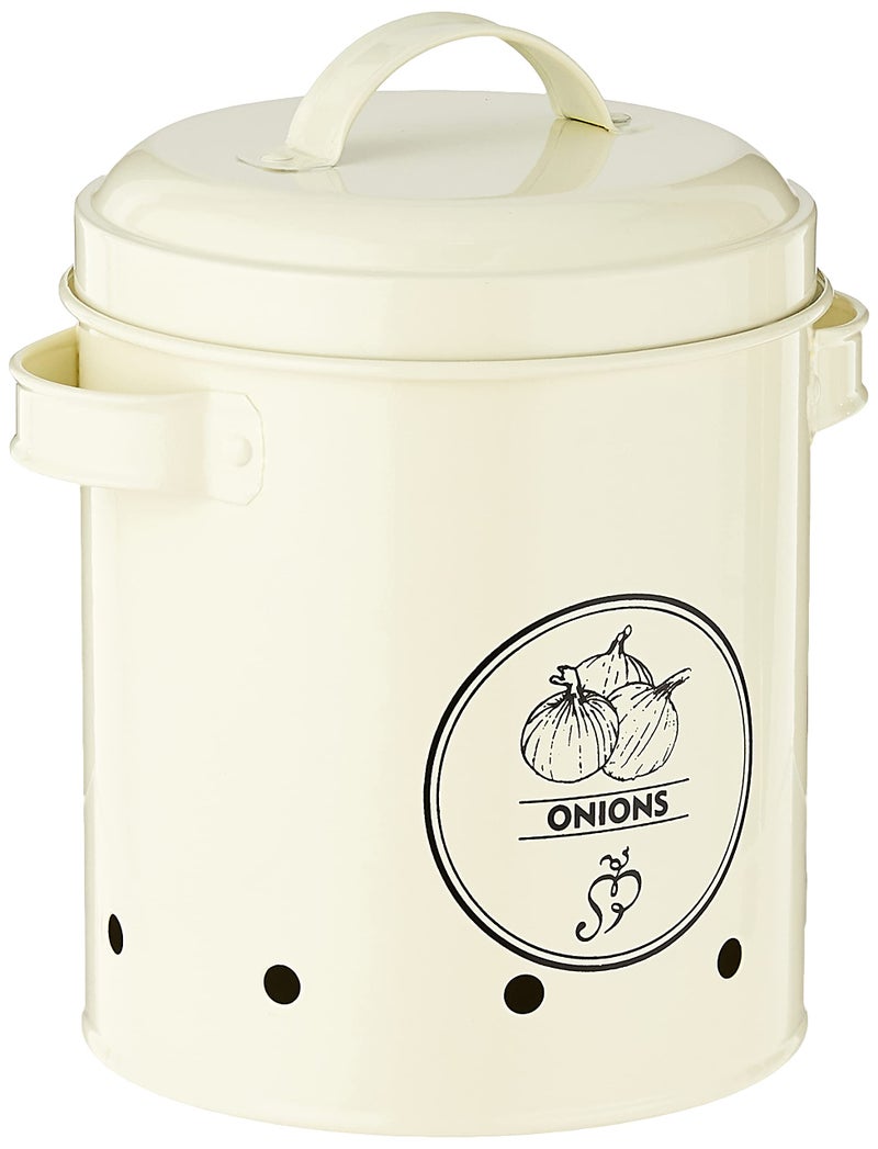 Esschert Design Onions Storage Tin, Metal - Image 1